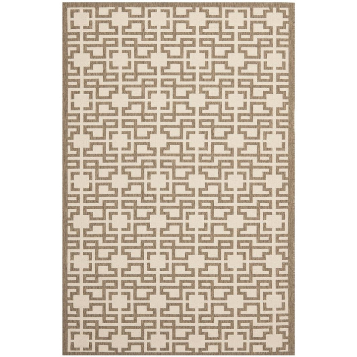 SAFAVIEH Martha Stewart MSR4281-232 Beige / Brown Rug Image 6