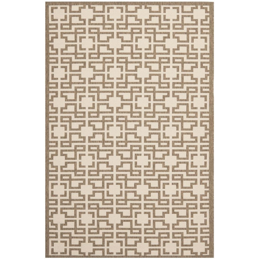 SAFAVIEH Martha Stewart MSR4281-232 Beige / Brown Rug Image 1