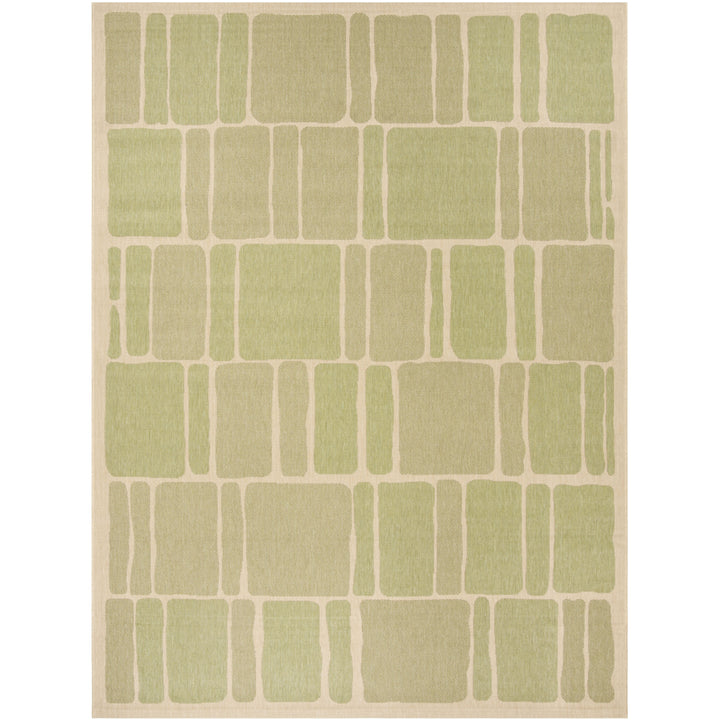 SAFAVIEH Martha Stewart MSR4289-325 Cream / Sweet Pea Rug Image 1