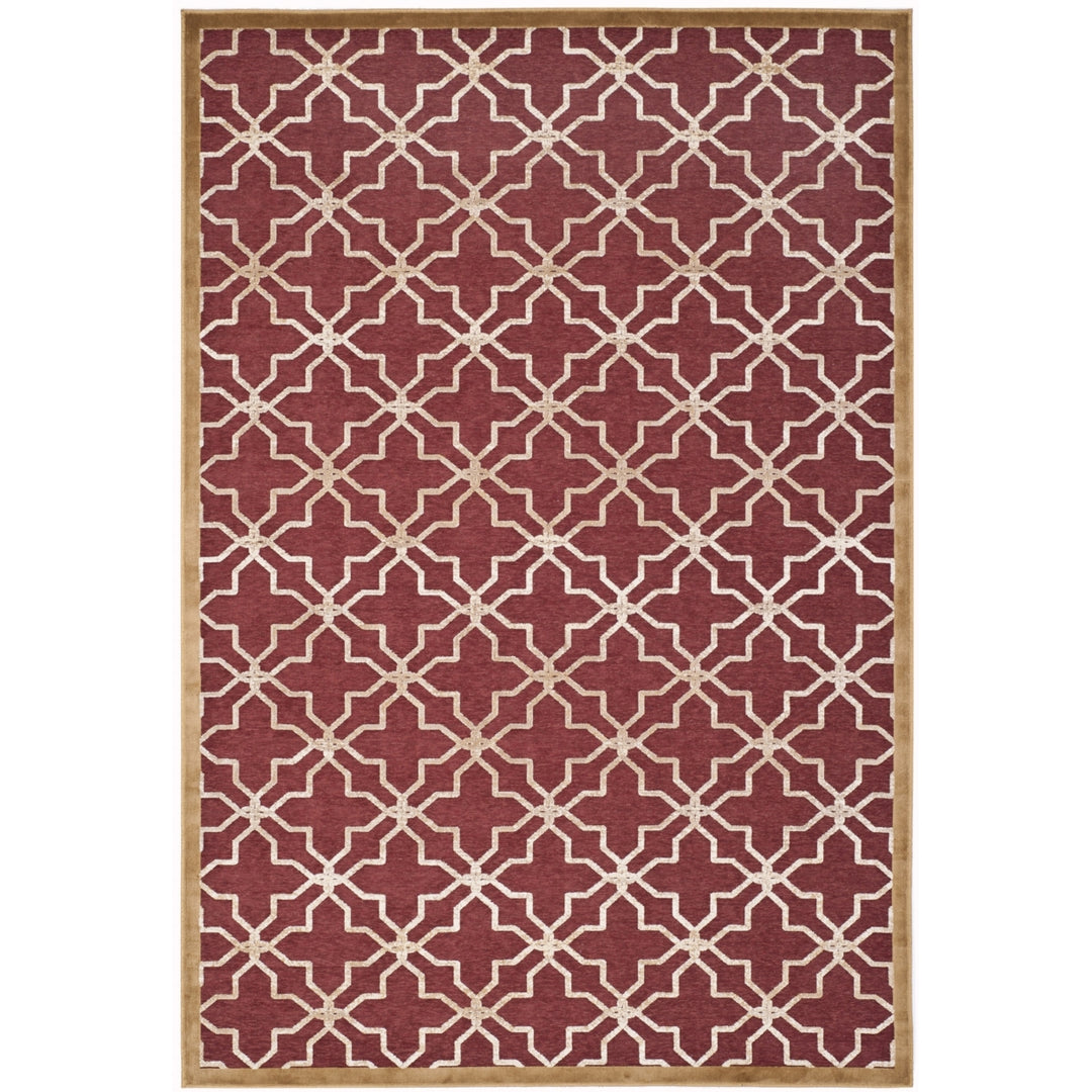 SAFAVIEH Martha Stewart MSR4424A Red / Ivory Rug Image 2