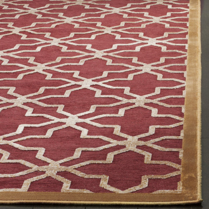 SAFAVIEH Martha Stewart MSR4424A Red / Ivory Rug Image 3