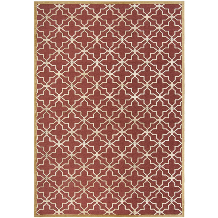 SAFAVIEH Martha Stewart MSR4424A Red / Ivory Rug Image 1