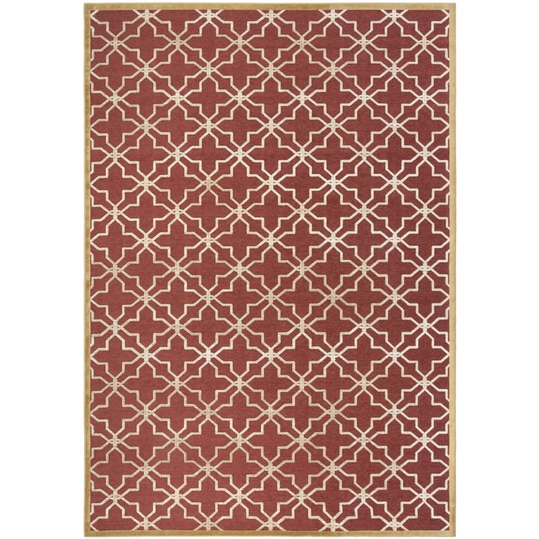 SAFAVIEH Martha Stewart MSR4424A Red / Ivory Rug Image 5