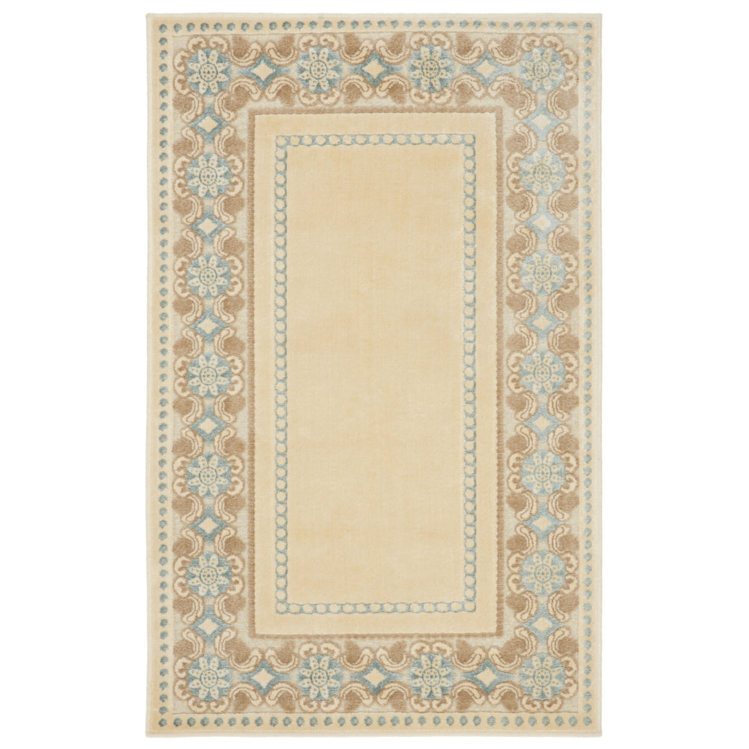 SAFAVIEH Martha Stewart MSR4440A Handmade Creme Rug Image 1