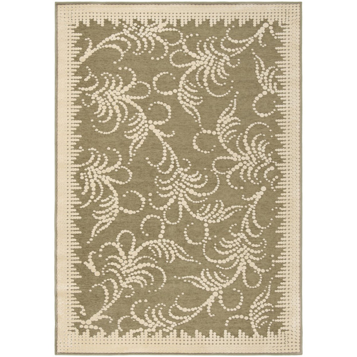 SAFAVIEH Martha Stewart MSR4449A Green / Ivory Rug Image 3