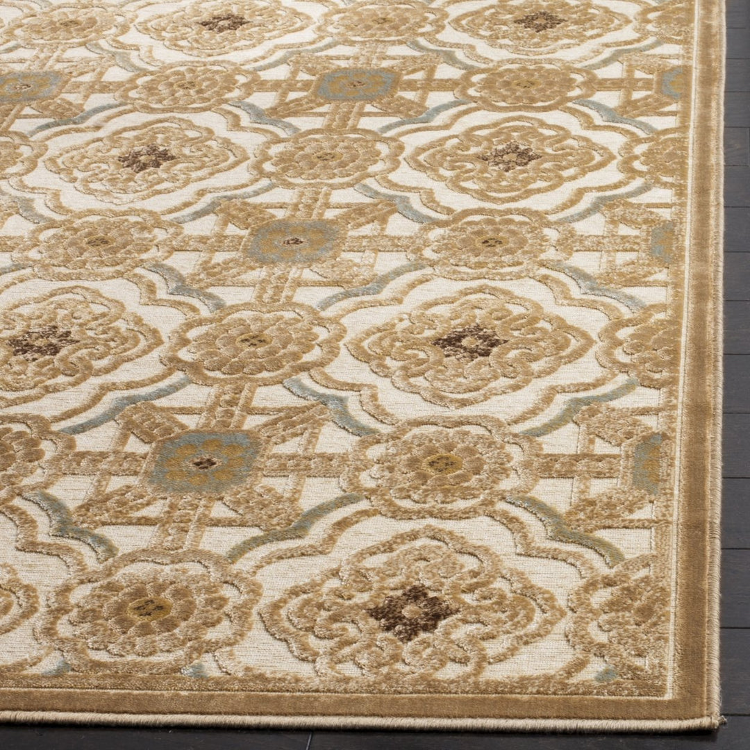 SAFAVIEH Martha Stewart MSR4459-1642 Taupe / Cream Rug Image 2