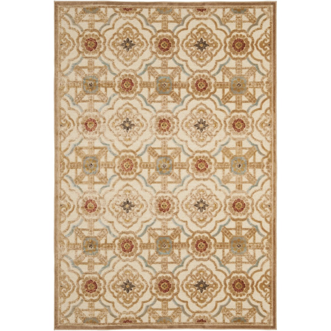 SAFAVIEH Martha Stewart MSR4459-1642 Taupe / Cream Rug Image 4