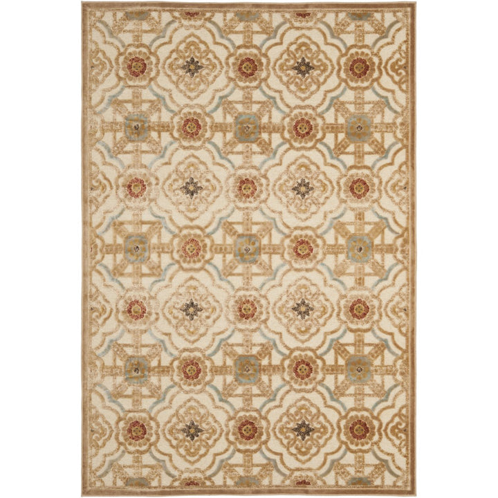 SAFAVIEH Martha Stewart MSR4459-1642 Taupe / Cream Rug Image 4