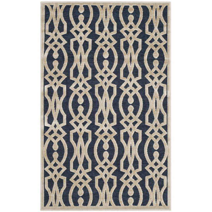 SAFAVIEH Martha Stewart MSR4485-3490 Azurite Blue Rug Image 1