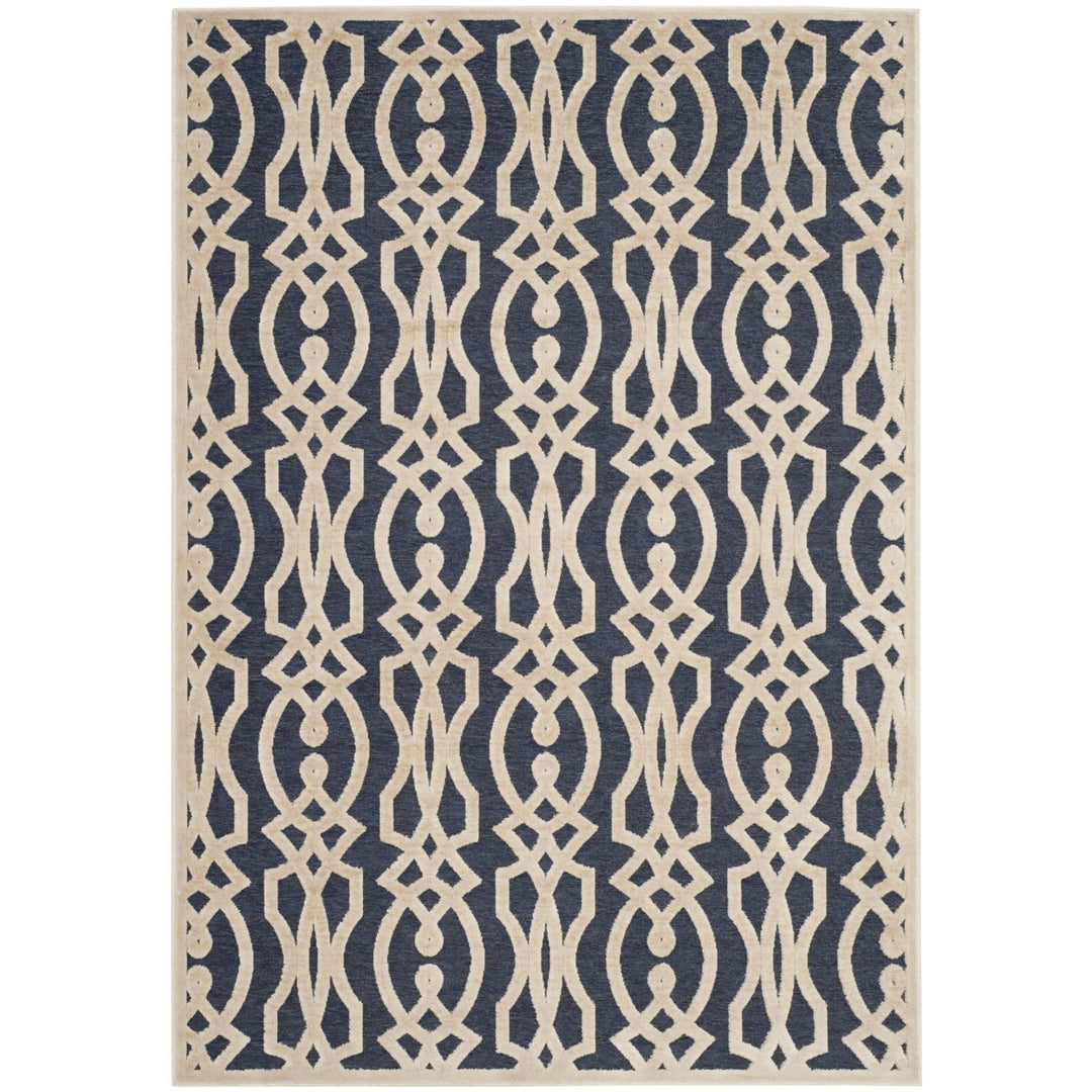 SAFAVIEH Martha Stewart MSR4485-3490 Azurite Blue Rug Image 3