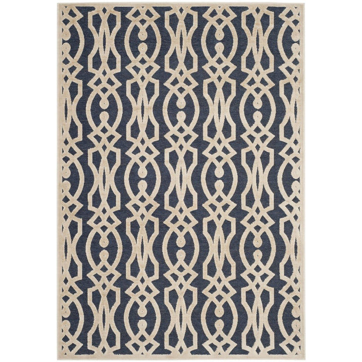 SAFAVIEH Martha Stewart MSR4485-3490 Azurite Blue Rug Image 1