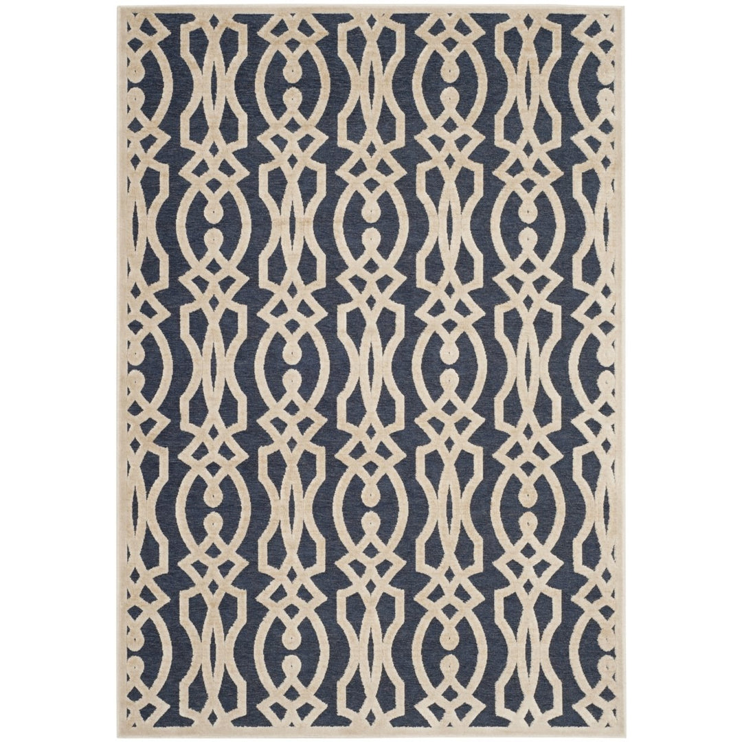 SAFAVIEH Martha Stewart MSR4485-3490 Azurite Blue Rug Image 1