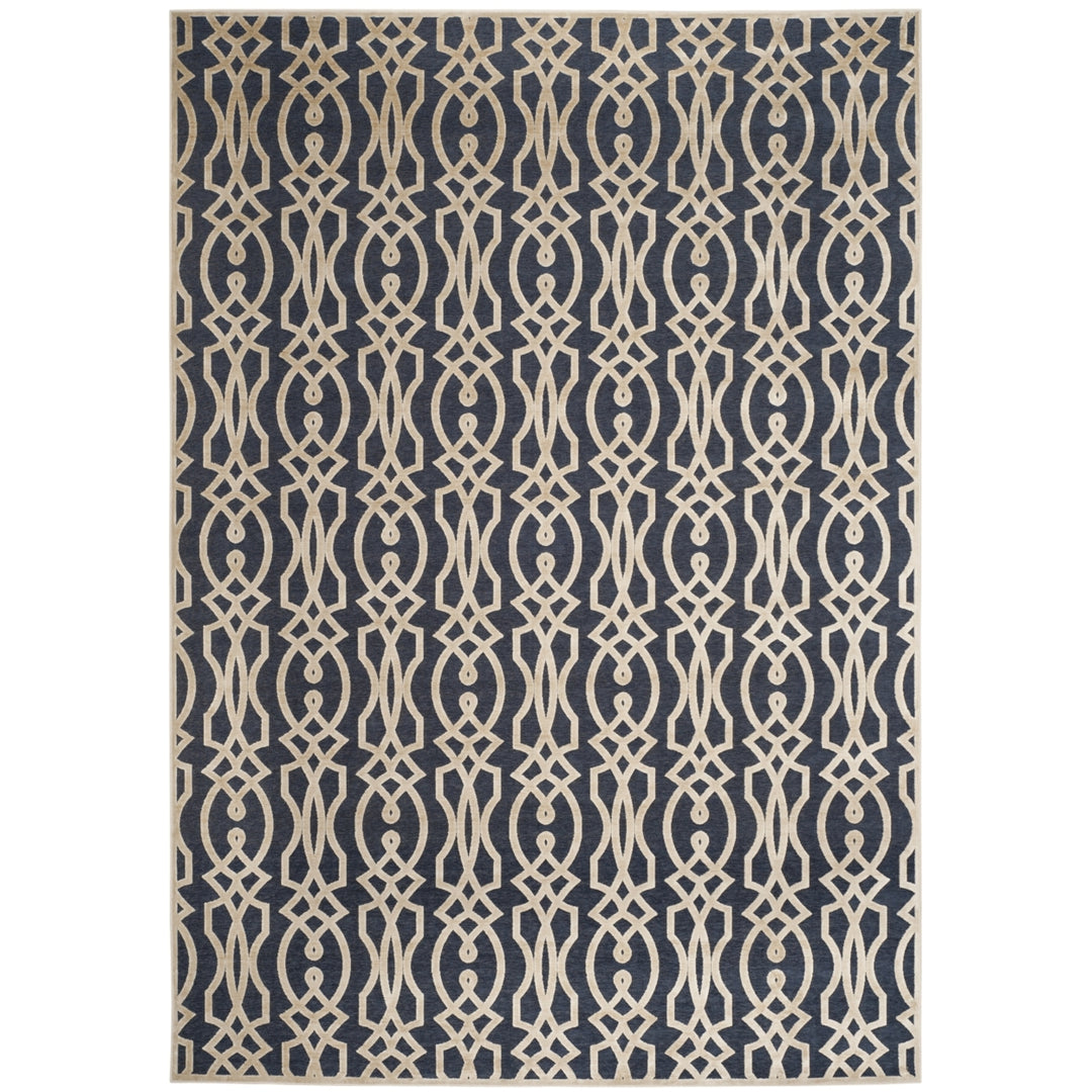 SAFAVIEH Martha Stewart MSR4485-3490 Azurite Blue Rug Image 5