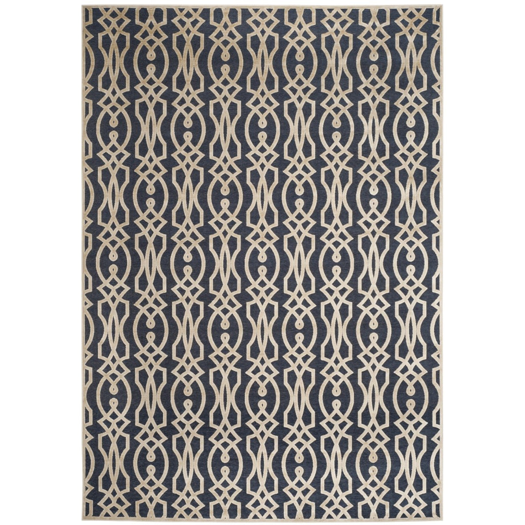 SAFAVIEH Martha Stewart MSR4485-3490 Azurite Blue Rug Image 1