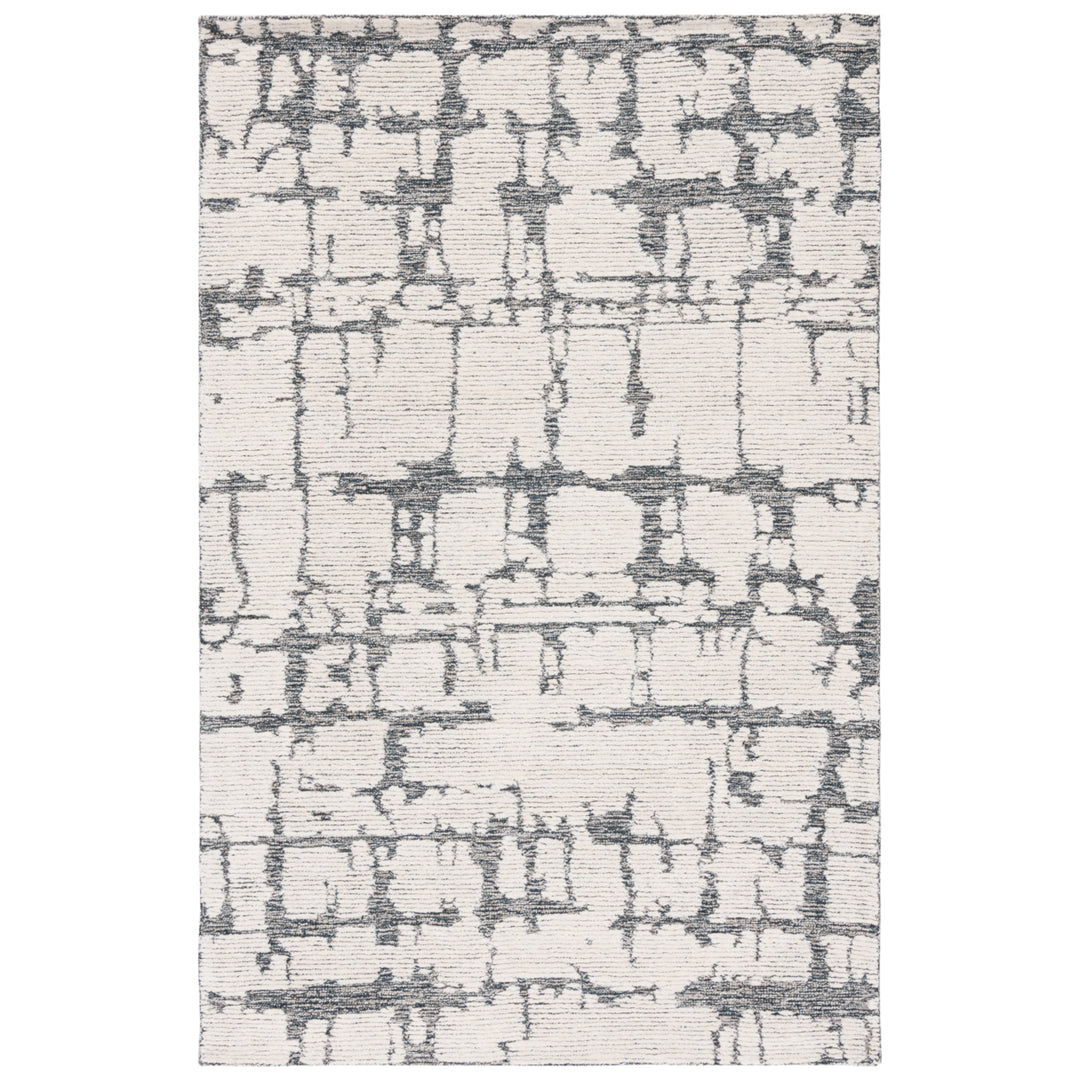 SAFAVIEH Martha Stewart MSR4533H Charcoal / Ivory Rug Image 1