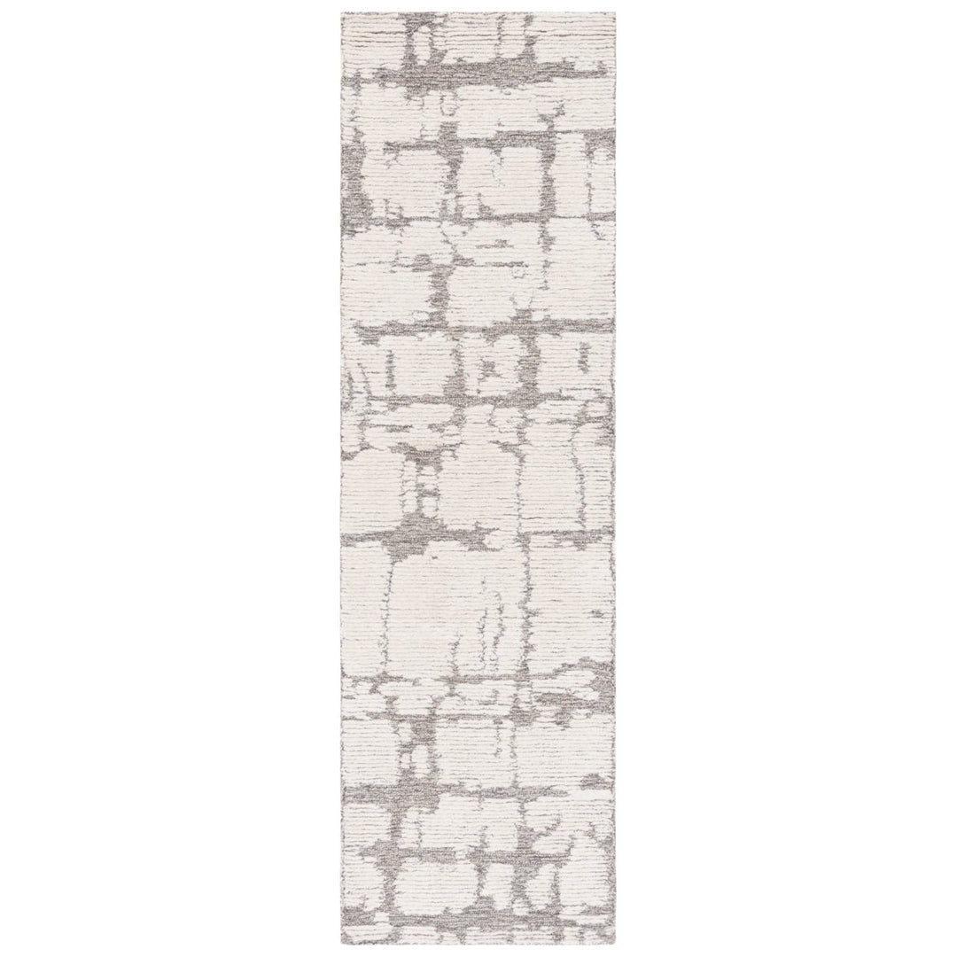 SAFAVIEH Martha Stewart MSR4533F Light Grey / Ivory Rug Image 3