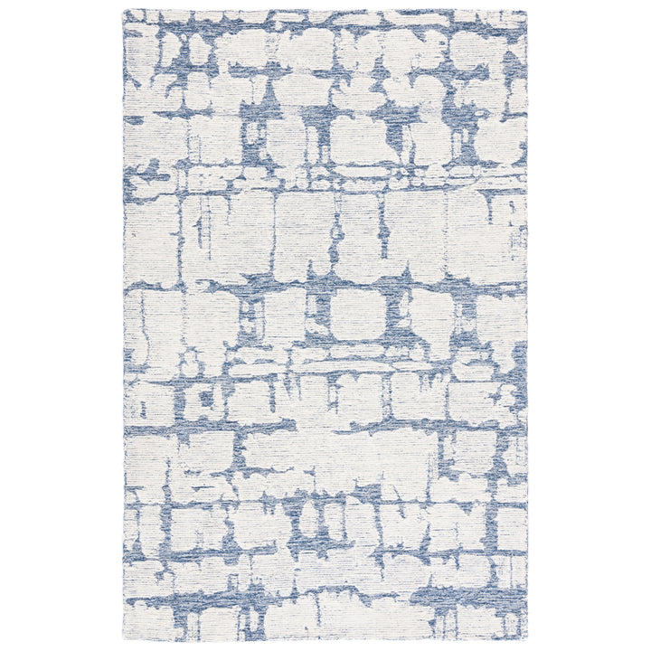 SAFAVIEH Martha Stewart MSR4533M Blue / Ivory Rug Image 1