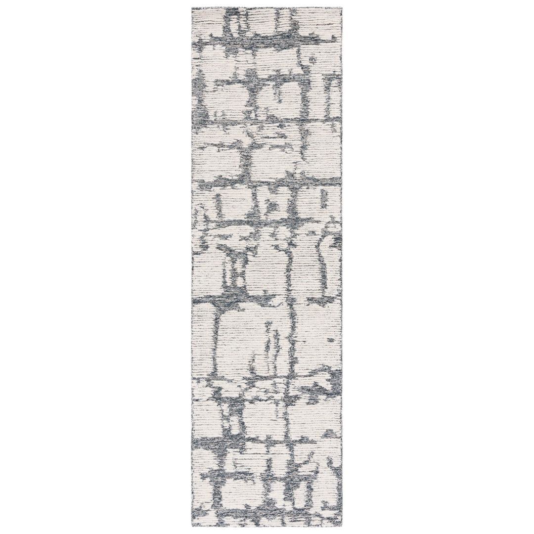 SAFAVIEH Martha Stewart MSR4533H Charcoal / Ivory Rug Image 3