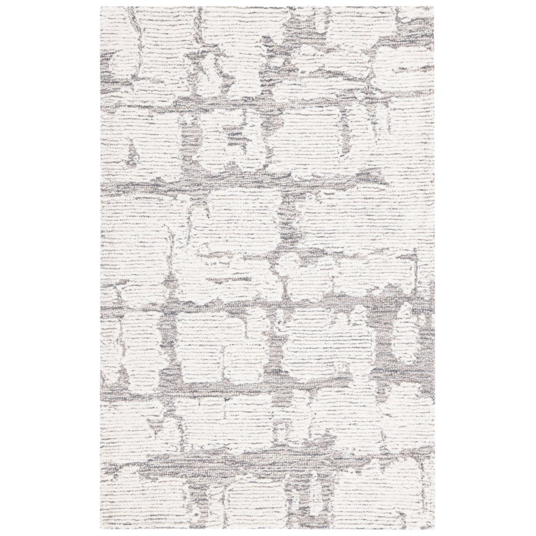 SAFAVIEH Martha Stewart MSR4533F Light Grey / Ivory Rug Image 1