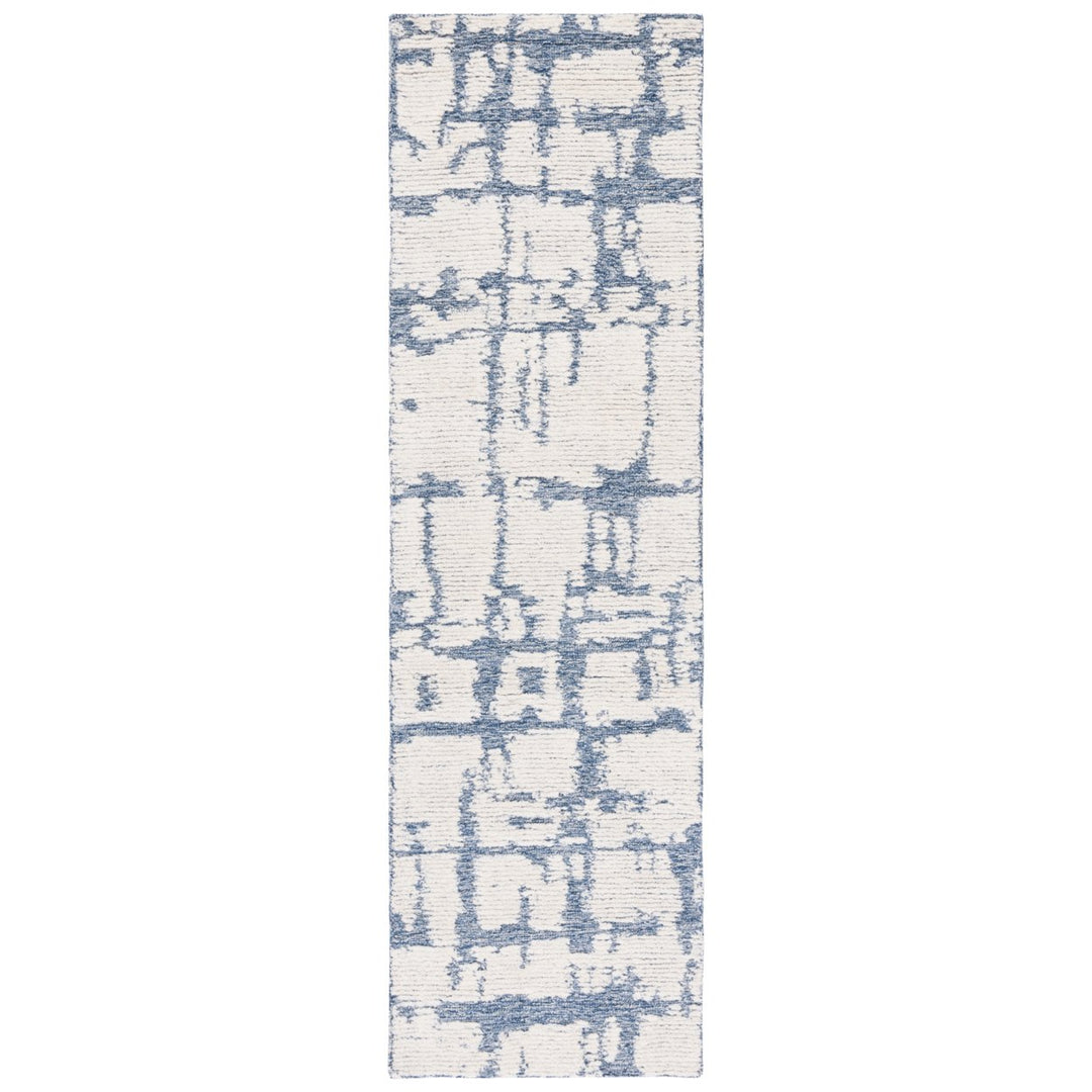 SAFAVIEH Martha Stewart MSR4533M Blue / Ivory Rug Image 1