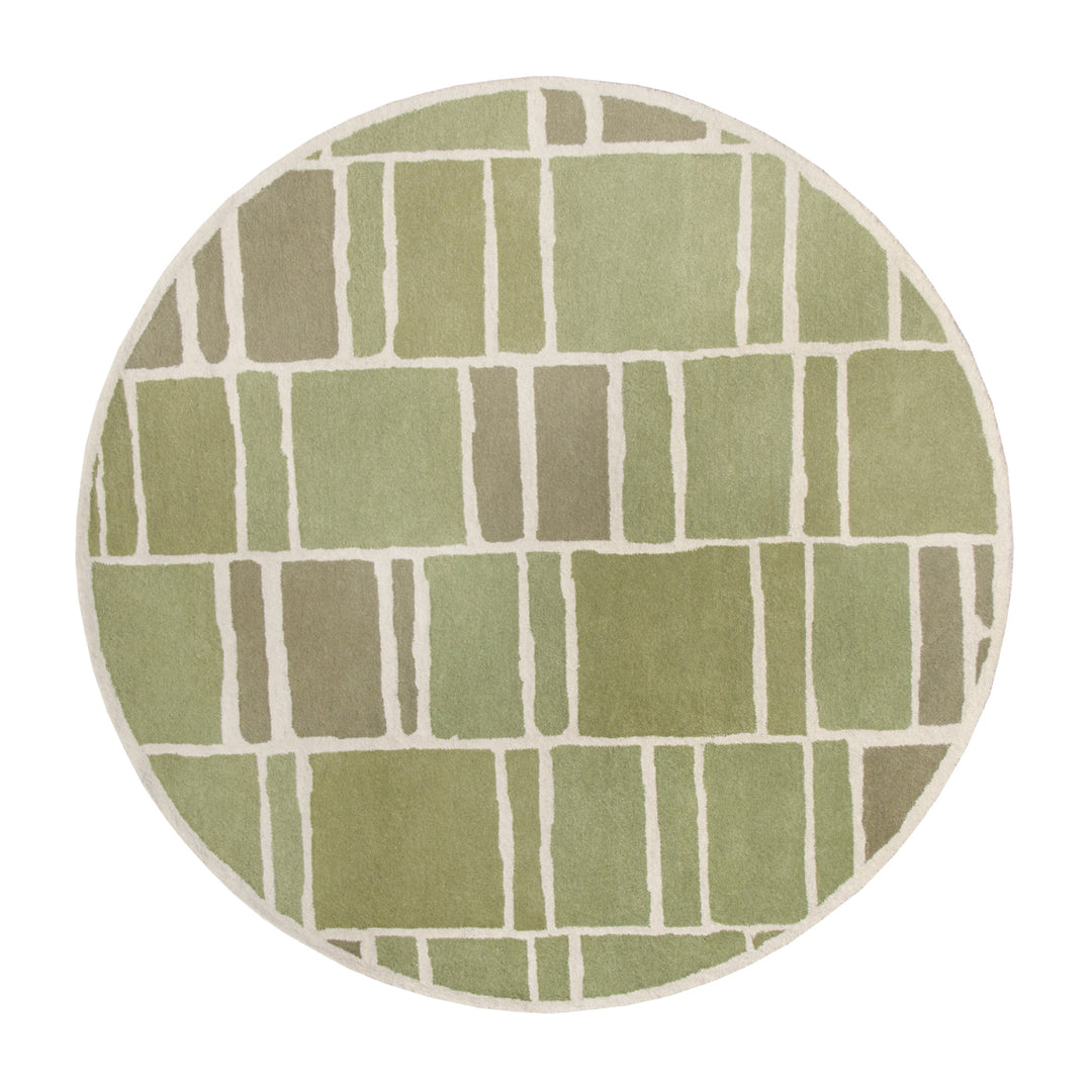 SAFAVIEH Martha Stewart MSR4559C Green / Ivory Rug Image 1