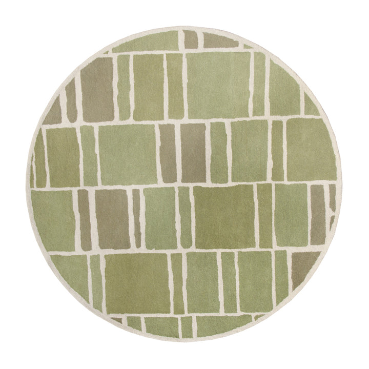 SAFAVIEH Martha Stewart MSR4559C Green / Ivory Rug Image 6