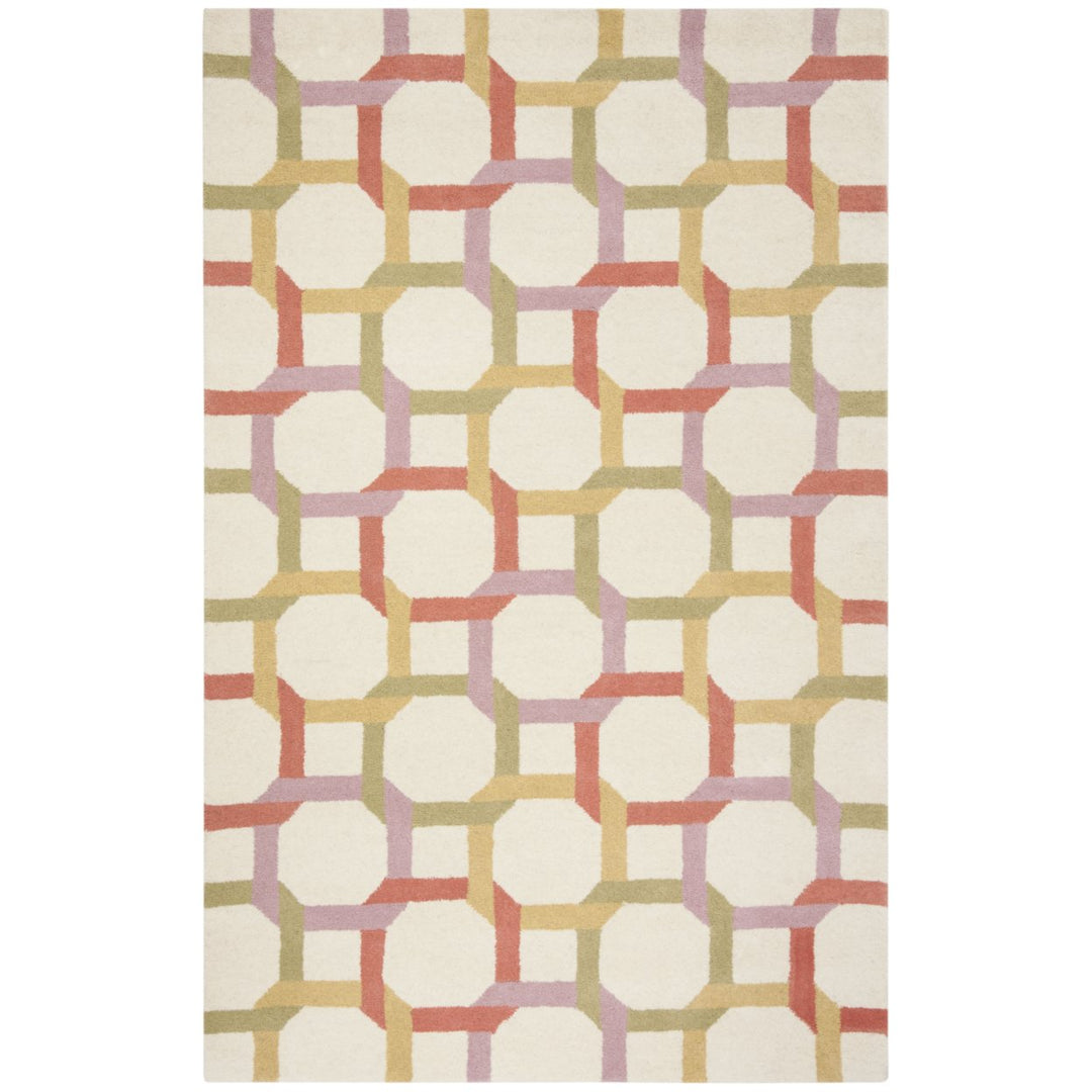 SAFAVIEH Martha Stewart MSR4563A Handmade Peony Rug Image 1