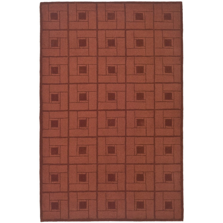 SAFAVIEH Martha Stewart MSR4615B Handmade Vermillion Rug Image 1