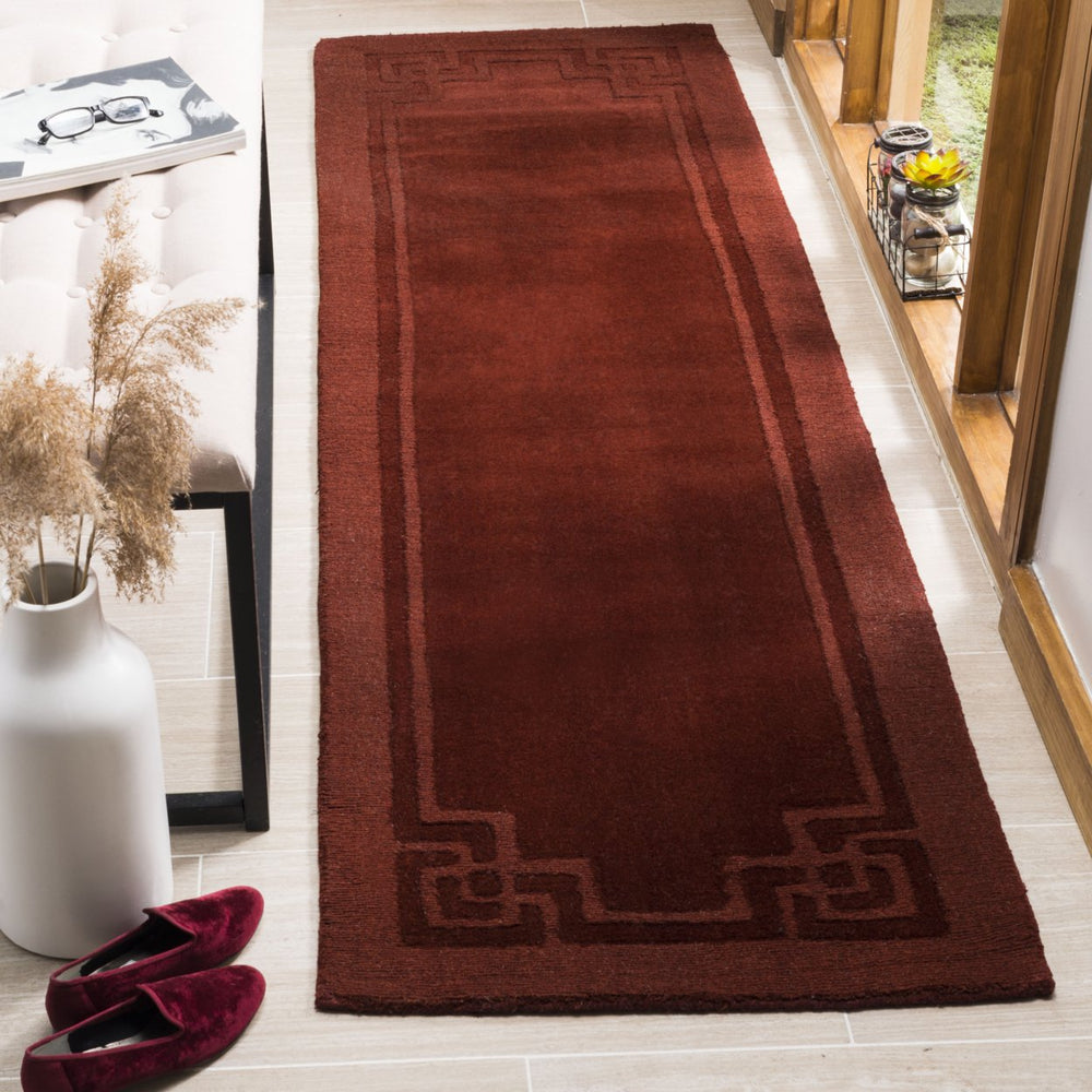 SAFAVIEH Martha Stewart MSR4614C Handmade Vermillion Rug Image 2