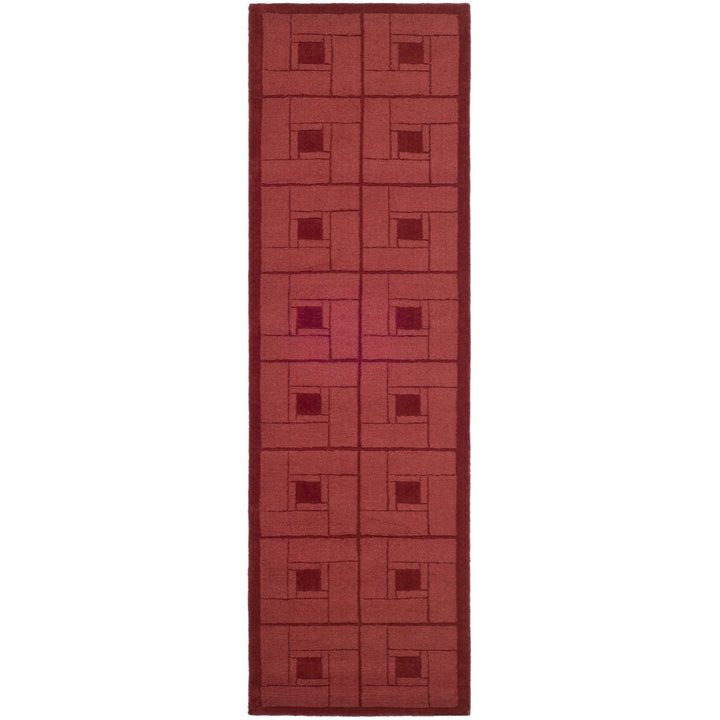 SAFAVIEH Martha Stewart MSR4615B Handmade Vermillion Rug Image 3