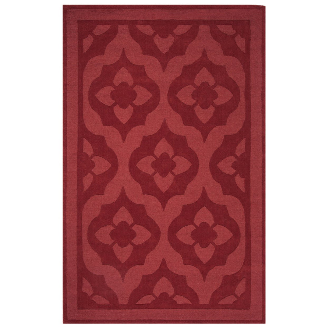 SAFAVIEH Martha Stewart MSR4622B Handmade Vermillion Rug Image 1