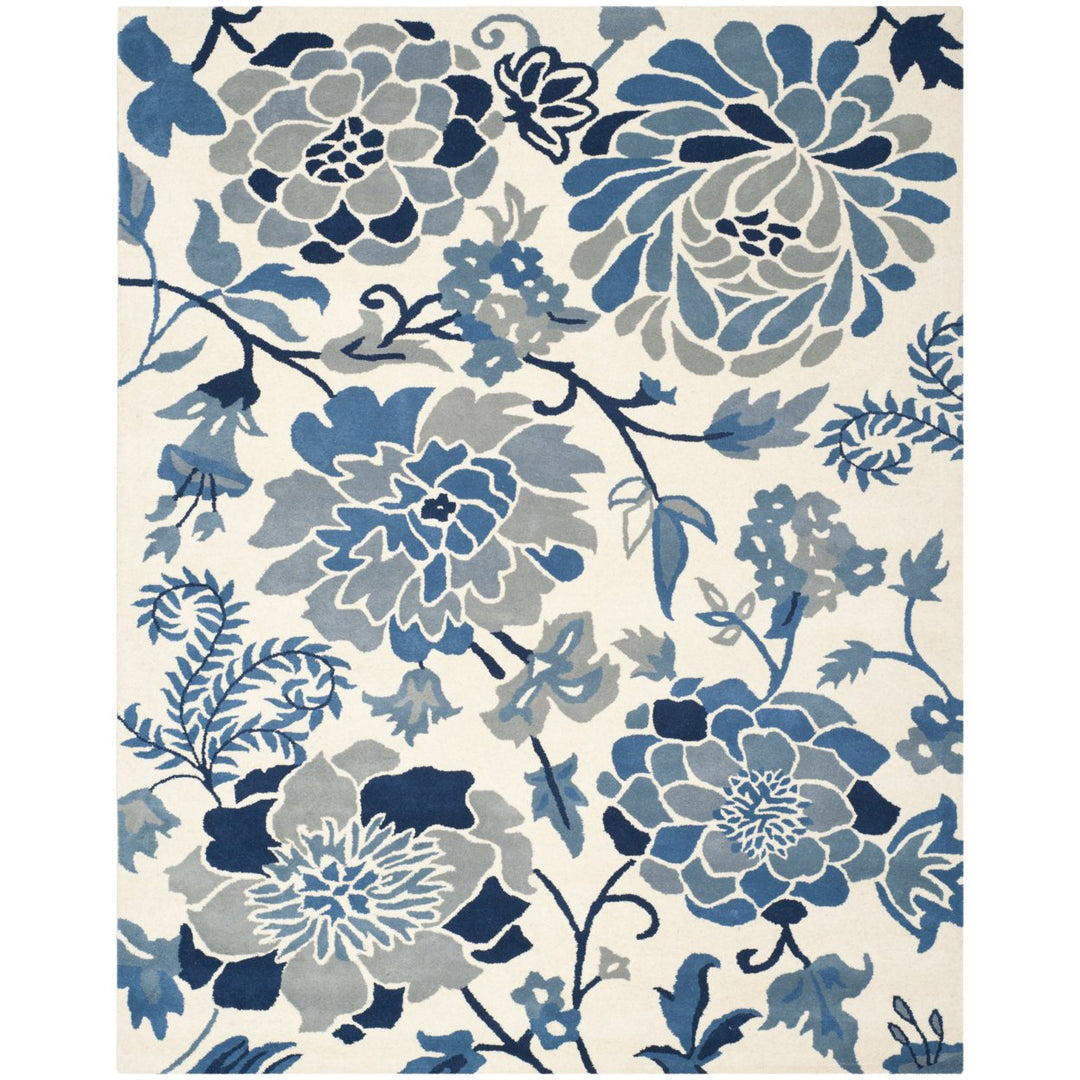 SAFAVIEH Martha Stewart MSR4732A Handmade Azurite Rug Image 1