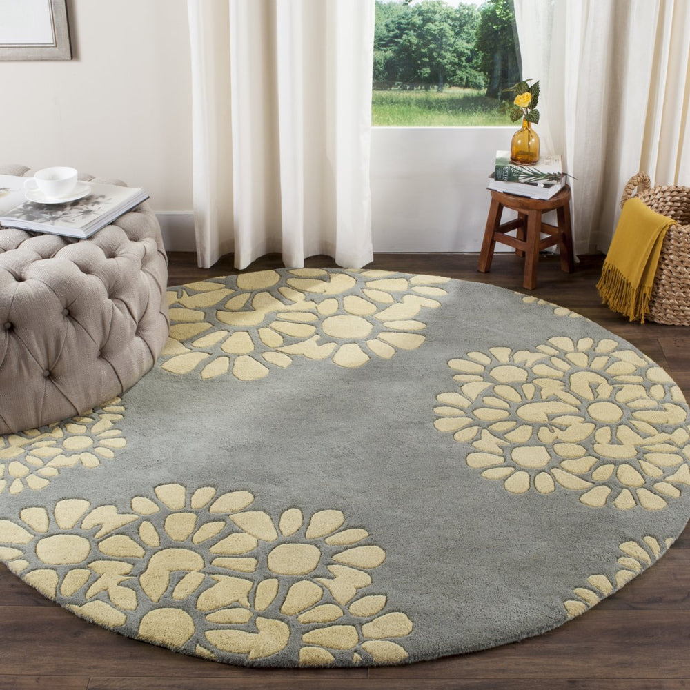 SAFAVIEH Martha Stewart MSR4730B Handmade Cement Rug Image 2