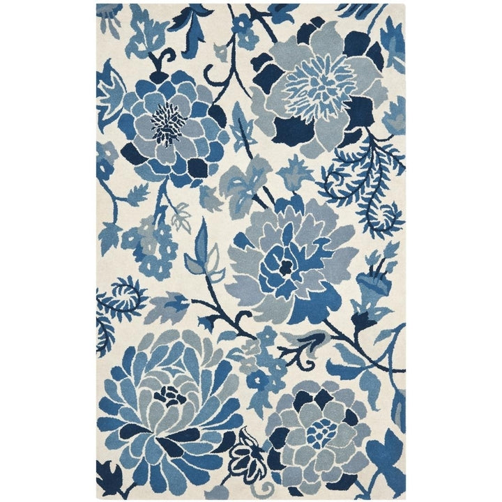 SAFAVIEH Martha Stewart MSR4732A Handmade Azurite Rug Image 7