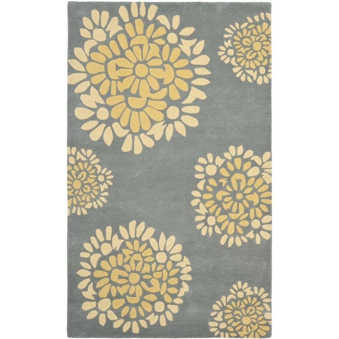 SAFAVIEH Martha Stewart MSR4730B Handmade Cement Rug Image 10