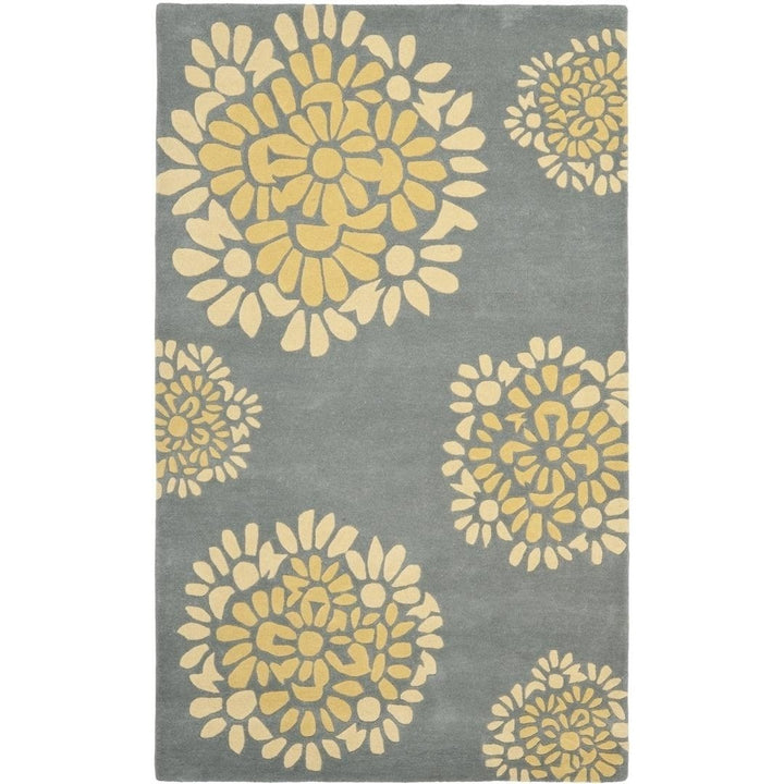 SAFAVIEH Martha Stewart MSR4730B Handmade Cement Rug Image 1