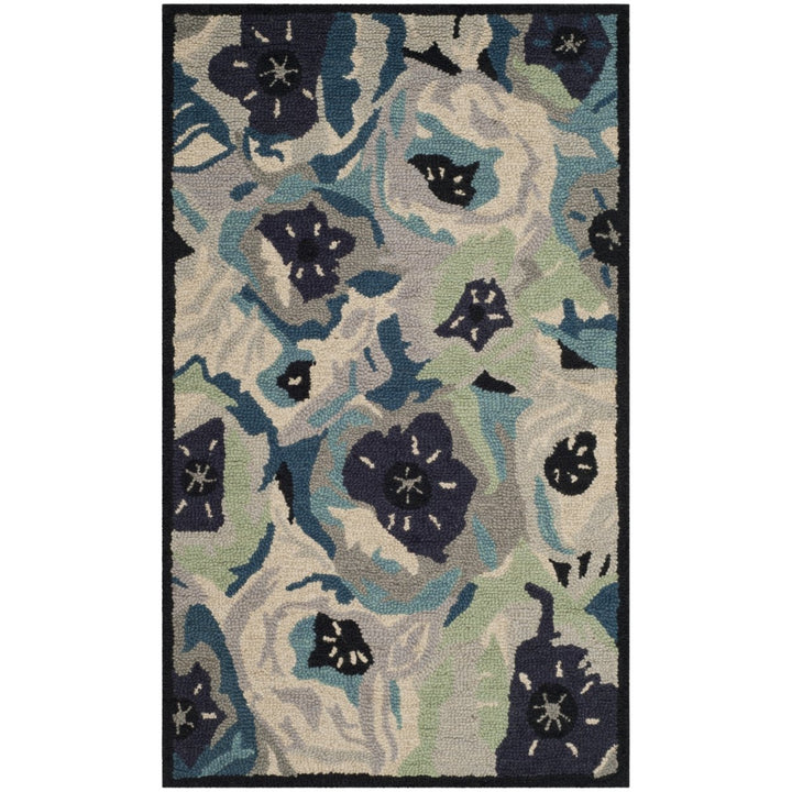 SAFAVIEH Martha Stewart MSR4872B Handmade Blue Rug Image 5