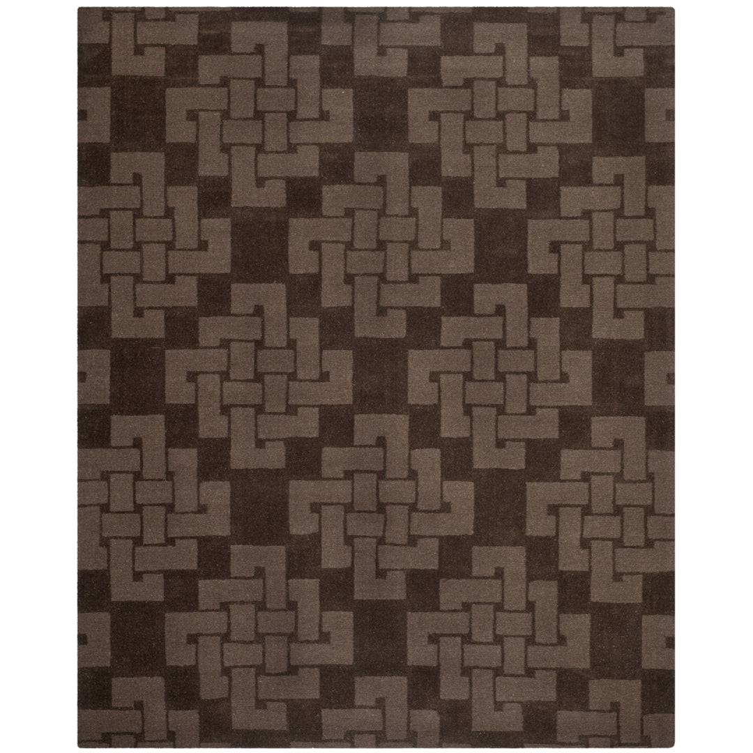 SAFAVIEH Martha Stewart MSR4950F Chocolate Truffle Rug Image 1