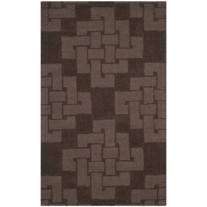 SAFAVIEH Martha Stewart MSR4950F Chocolate Truffle Rug Image 6