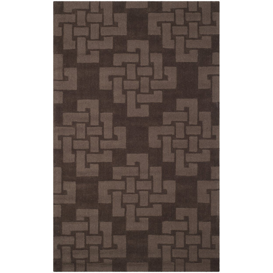 SAFAVIEH Martha Stewart MSR4950F Chocolate Truffle Rug Image 1