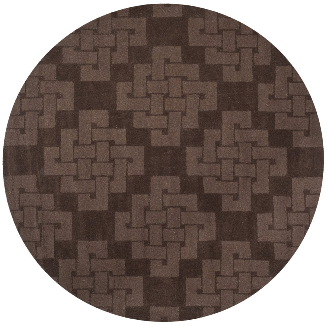 SAFAVIEH Martha Stewart MSR4950F Chocolate Truffle Rug Image 8