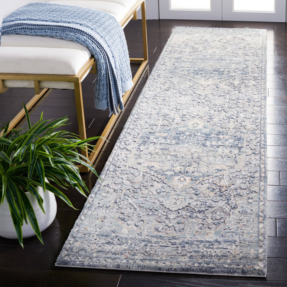 SAFAVIEH Martha Stewart MSR683G Ivory / Grey Rug Image 2