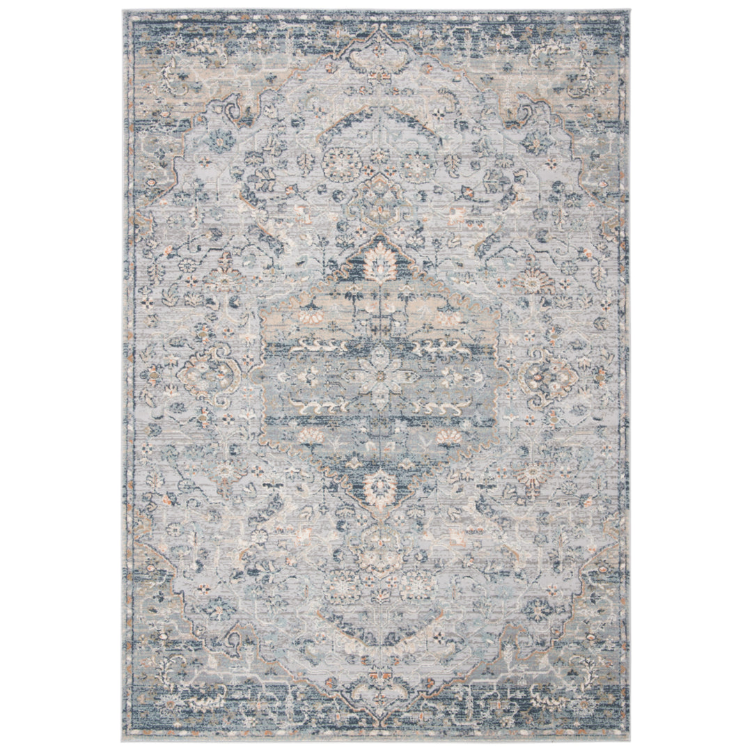 SAFAVIEH Martha Stewart MSR683G Ivory / Grey Rug Image 4