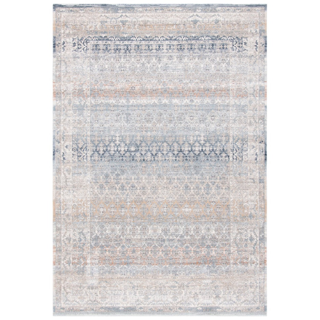 SAFAVIEH Martha Stewart MSR646G Cream / Grey Rug Image 1