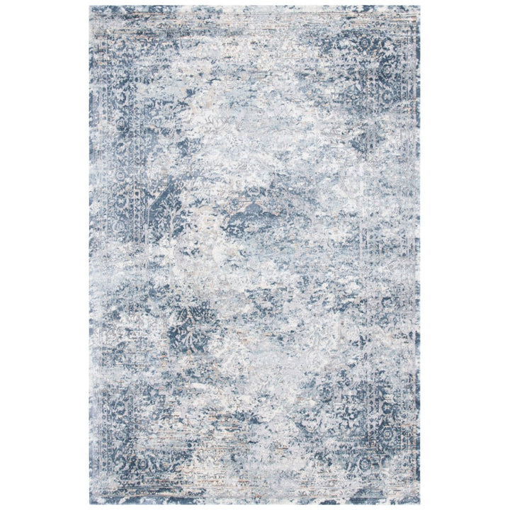 SAFAVIEH Martha Stewart MSR692M Cream / Blue Rug Image 1