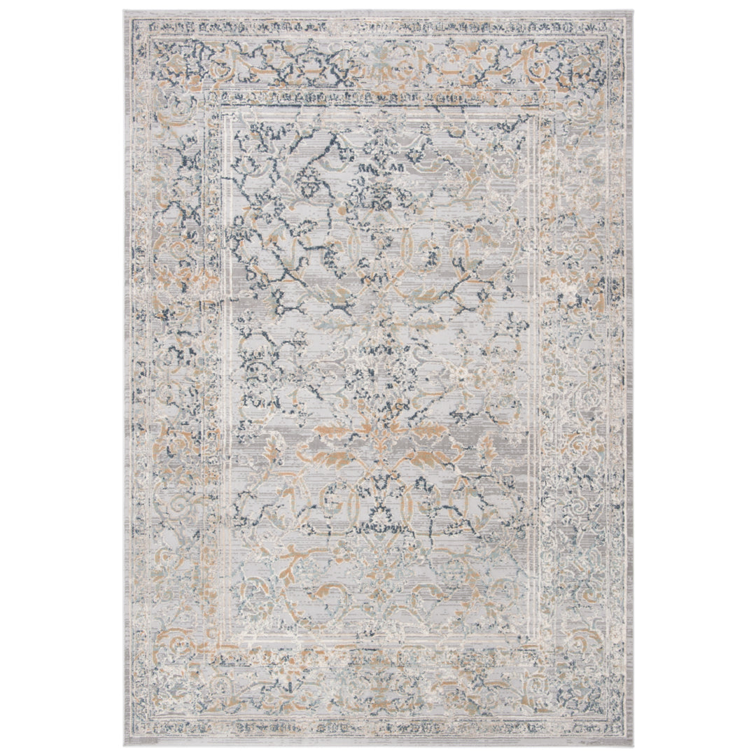 SAFAVIEH Martha Stewart MSR687G Cream / Grey Rug Image 7