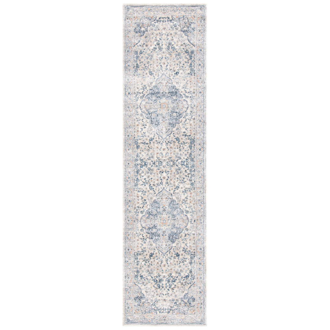 SAFAVIEH Martha Stewart MSR693D Cream / Blue Rug Image 3