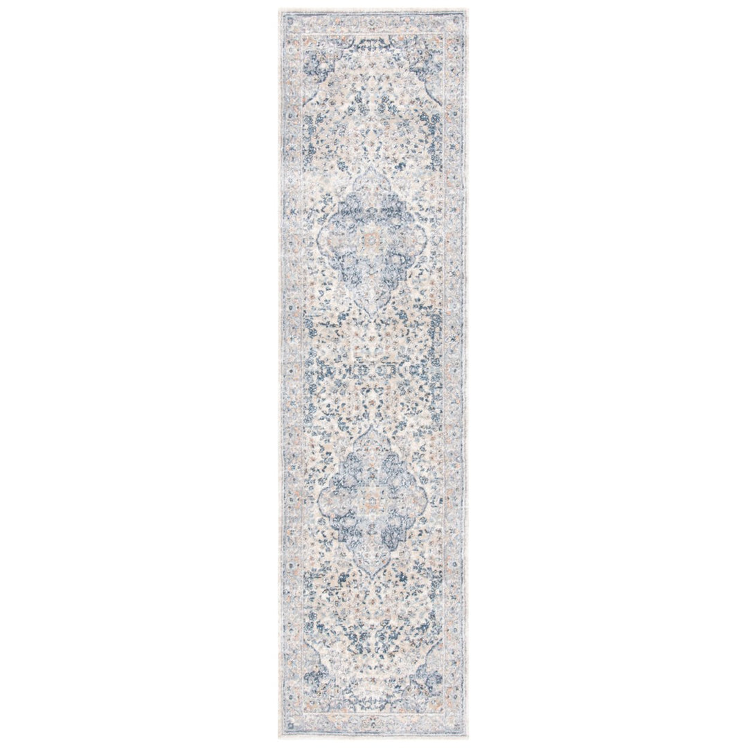 SAFAVIEH Martha Stewart MSR693D Cream / Blue Rug Image 1