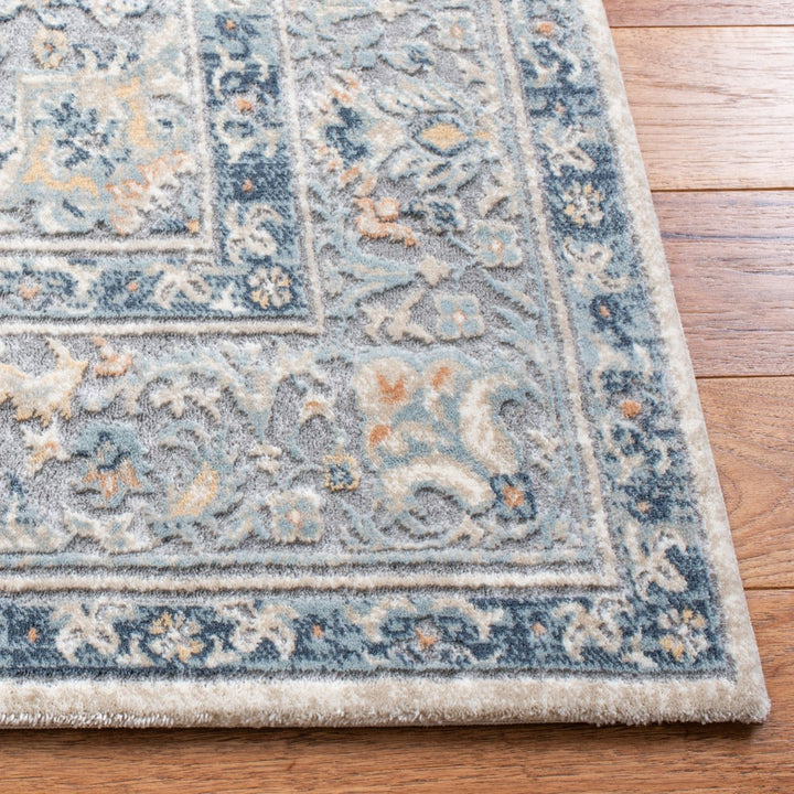 SAFAVIEH Martha Stewart MSR693D Cream / Blue Rug Image 4