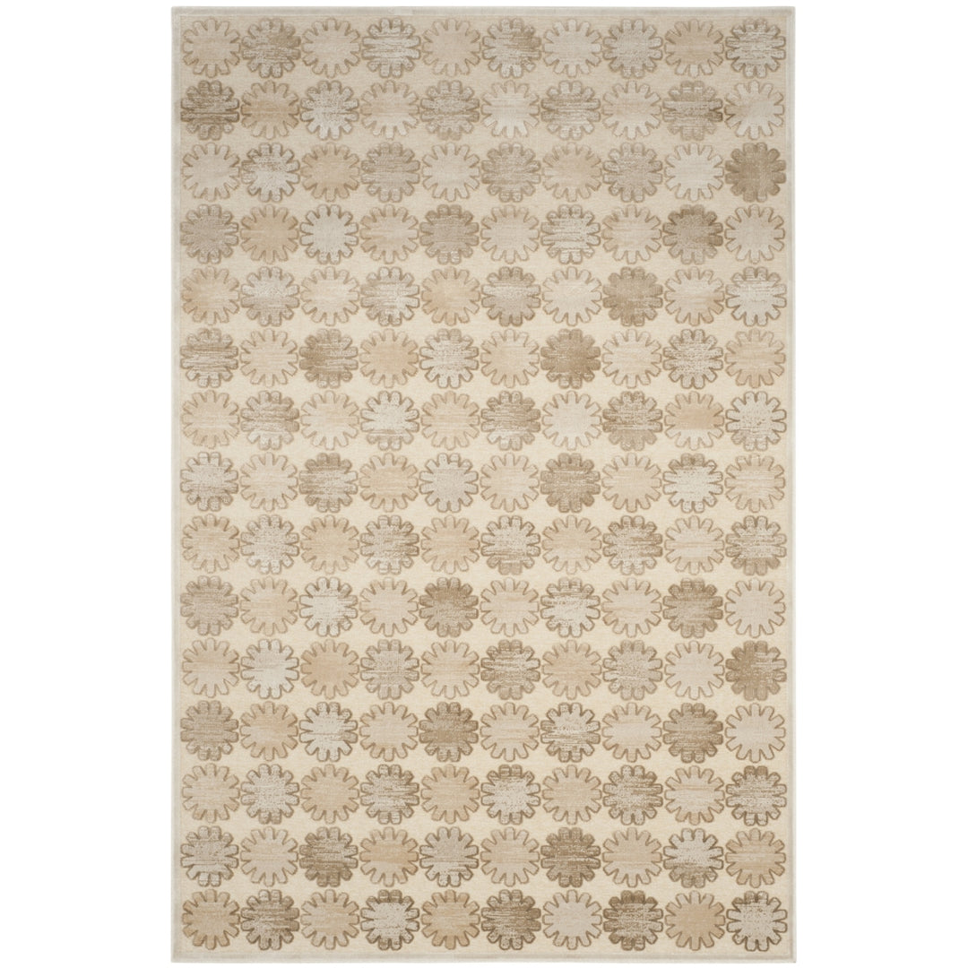 SAFAVIEH Martha Stewart MSR74301-3440 Stone / Cream Rug Image 2